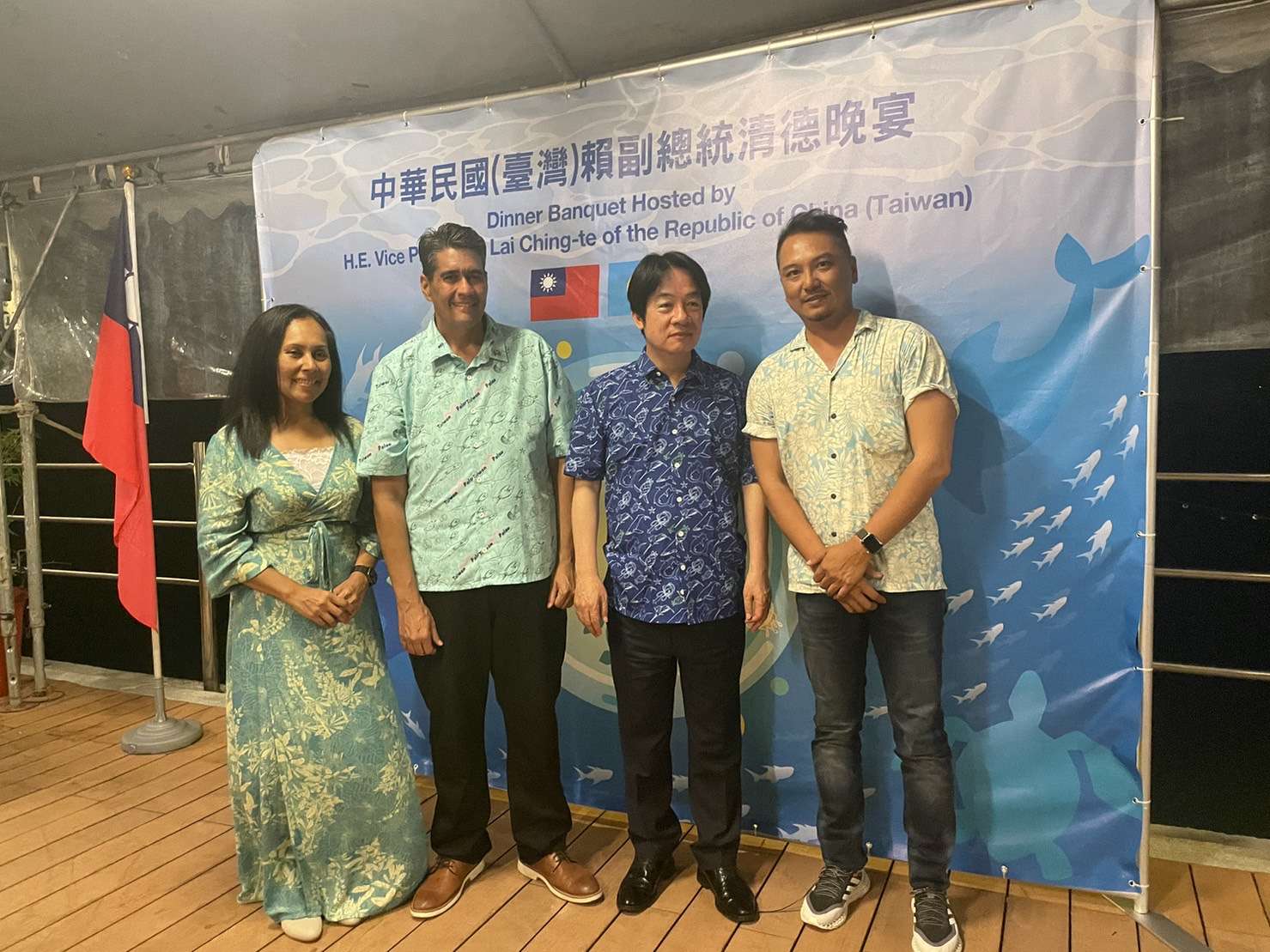 副總統賴清德前往友邦帛琉拜訪深化台帛交流